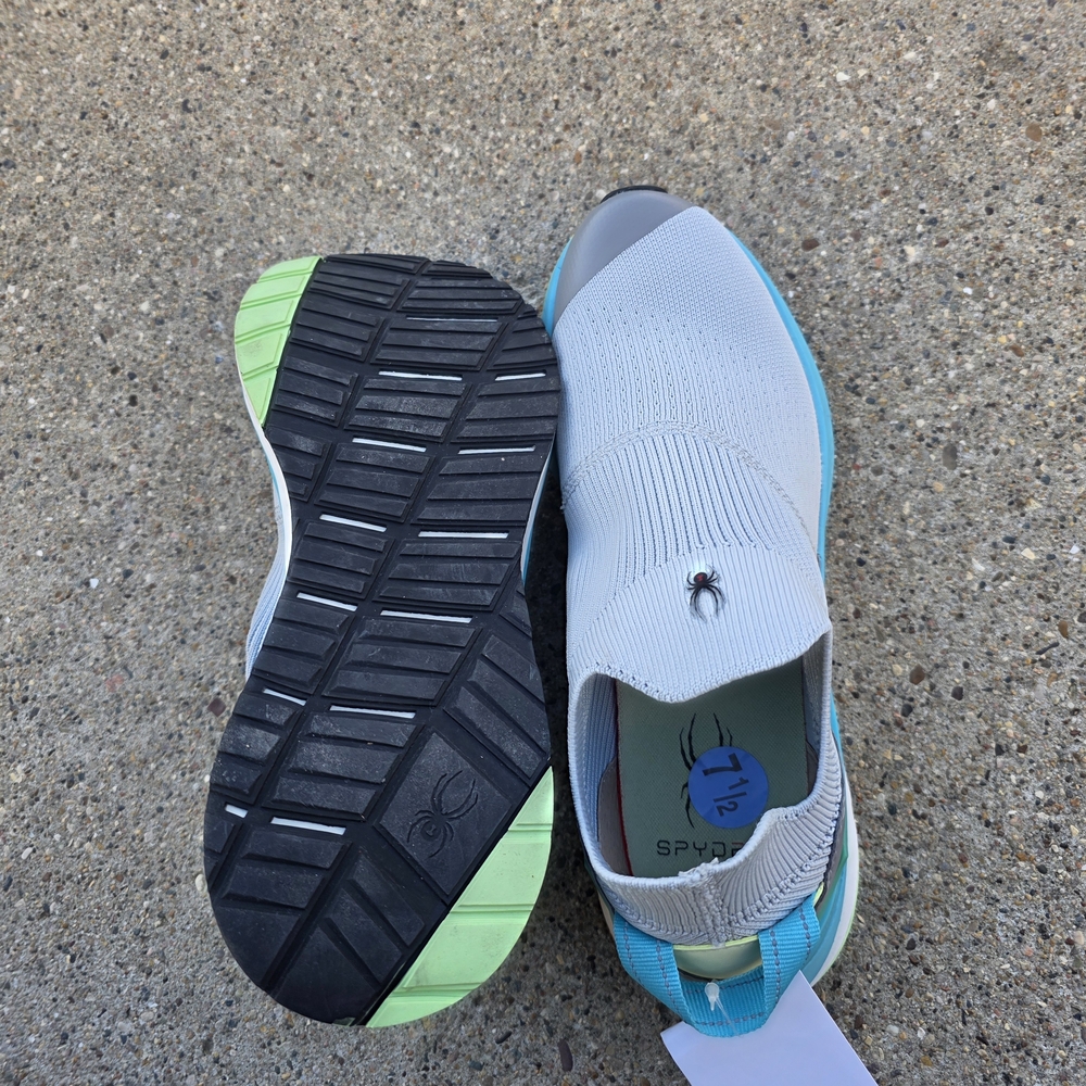 SPYDER Women's Gray and Blue Slip-On Sneakers Size 7.5 - Picture 10 of 11